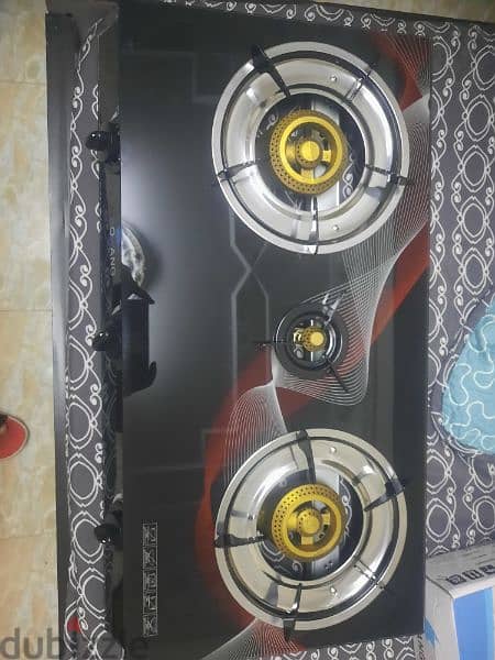 3 burner gas stove new top glass 0