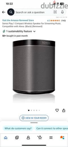 2 Sonos Play One Speakers