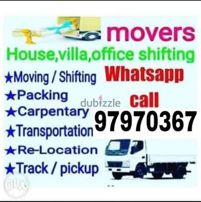 House shiffting and packing transport loading