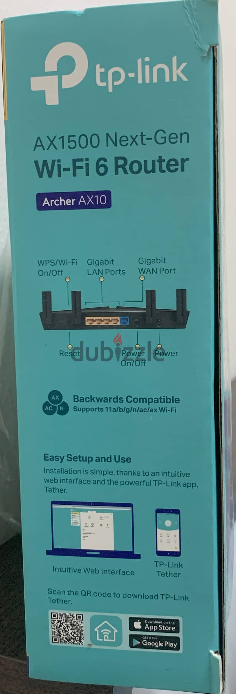 Brand New TP-Link Archer AX10 Wi-Fi 6 Router (Unopened, Never Used) 4