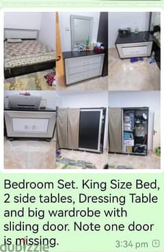 Bed Room Set OMR 120