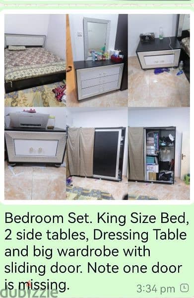 Bed Room Set OMR 120 0