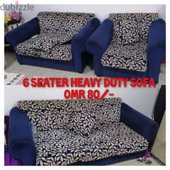 6 Seater Heavy Duty Sofa OMR 80