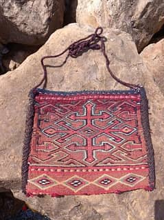 Antique Baluch Wool bag 60 to 70 years old #55