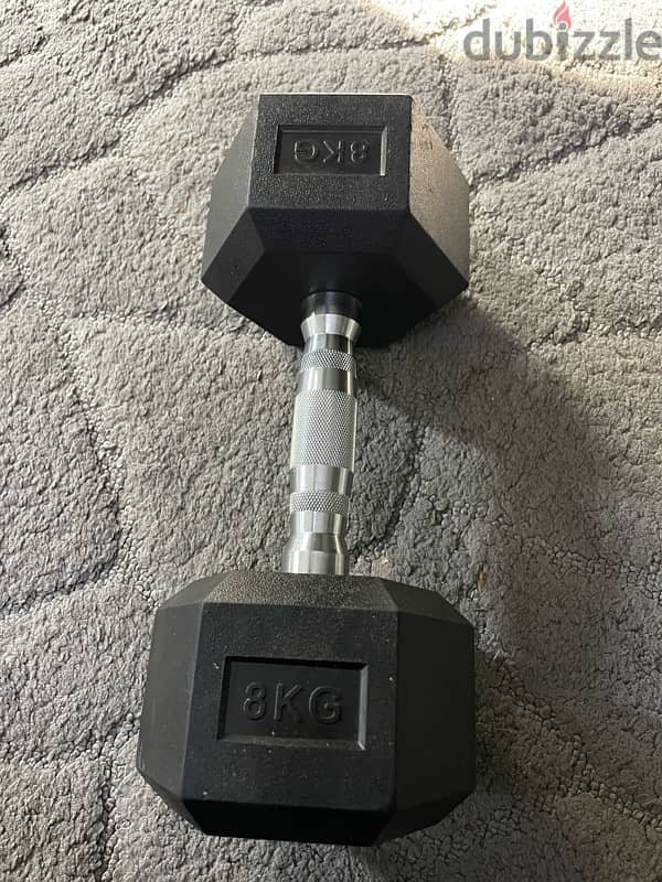 8KG Dumbbell for sell 7 rial 1