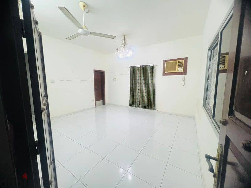 room for rent with attach bathroom kitchen al khuwair near zakar mall 1