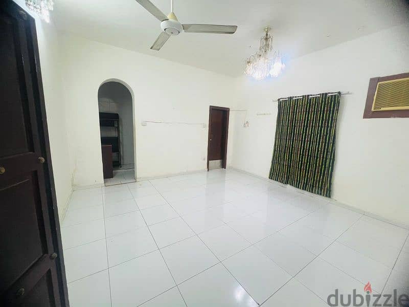 room for rent with attach bathroom kitchen al khuwair near zakar mall 2