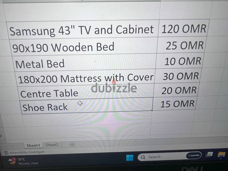 Serious Buyers for Furniture and TV 0