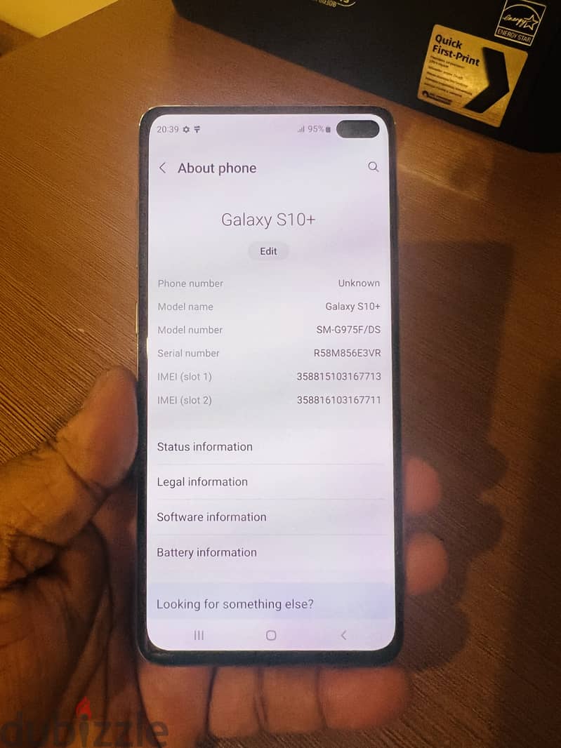 Samsung s 10 plus 6gb/128gb 2