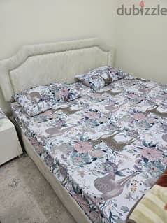 double bed with mattress for sale,3 door cupboard for sale 0