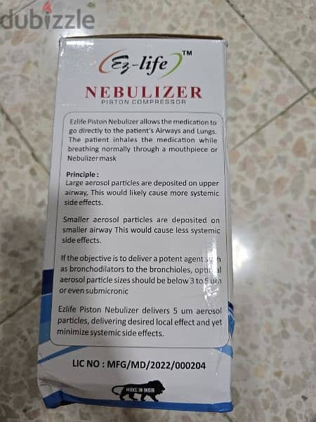 Nebuliser medical equipment urgent sale not used new condition 4