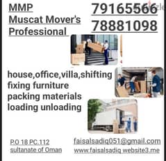 shifting and mover's all over Oman service