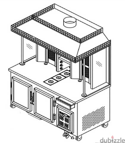 Gas Shawerma Machine ماكينة الشاورما الغاز 6