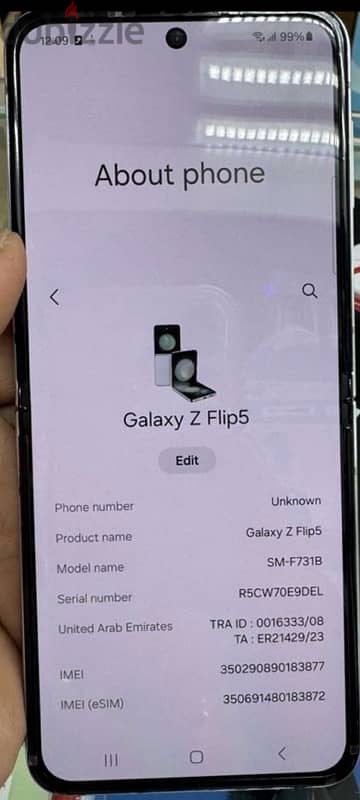 galaxy z flip 5  256gb 2