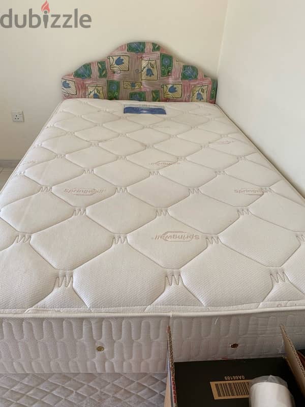 Single Bed with mattress 2