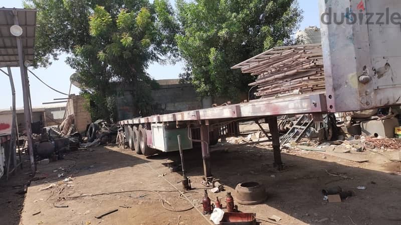 3 Axle flatbed trailer for sale 1