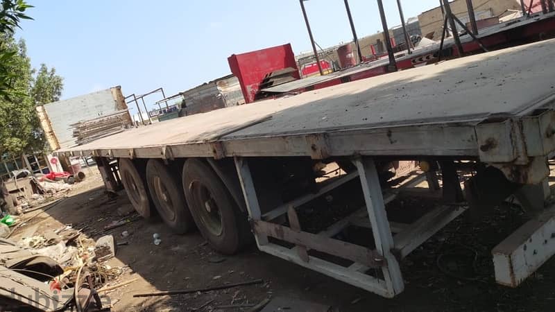 3 Axle flatbed trailer for sale 3