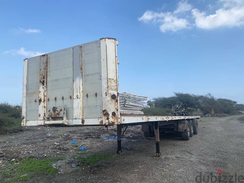 3 Axle flatbed trailer for sale 9