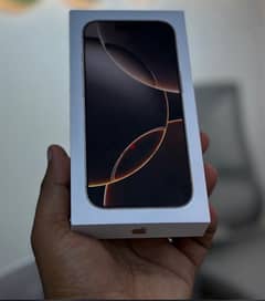 iPhone 16 pro max 256gb brand new desert titanium colore