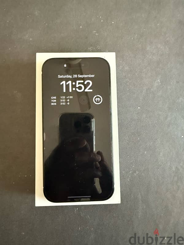 Iphone 14 pro 256 GB Space Black Perfect Condition (From Istyle Oman) 1