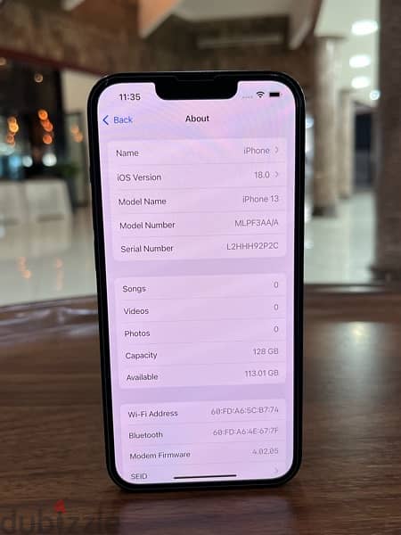 Iphone 13 , 128 GB , Black , under warranty 3