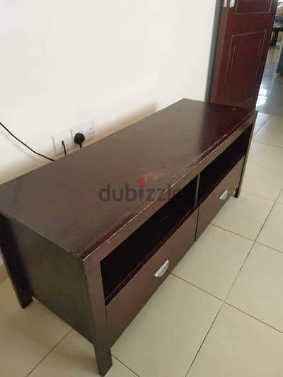 tv table,  coffee table, curtains