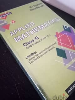 Applied Maths Textbook Class 11 0