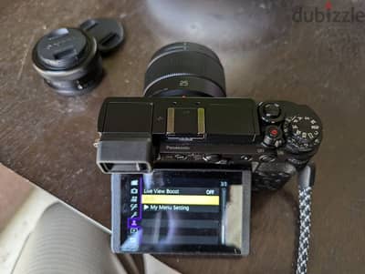 lumix GX9 with 3 lenses