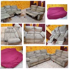 Recliner 5 seater sofa with good cushions