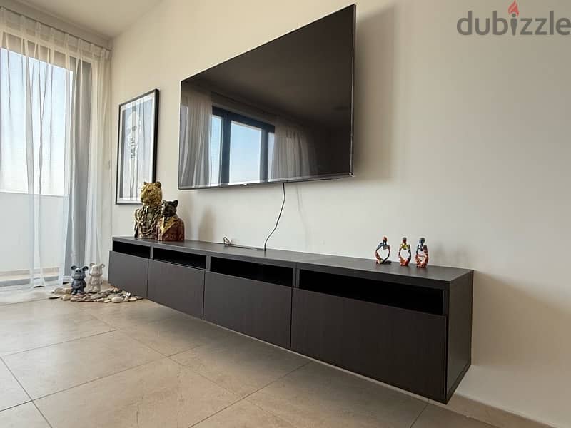 Dark brown TV Cabinet 1