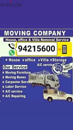 Muscat House shifting and transport services furniture fixing