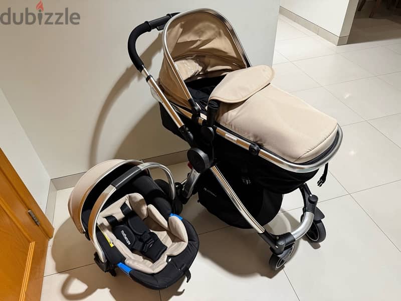 Mother Care Baby Stroller and Car Seat set 1