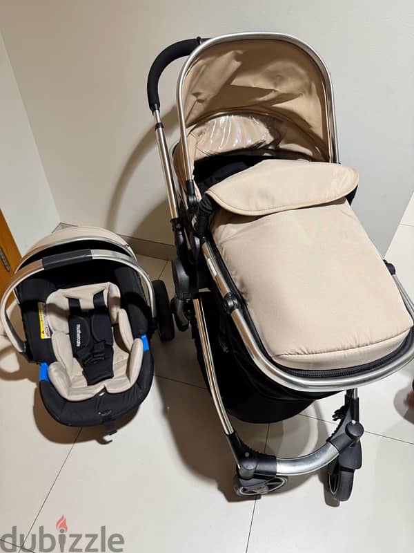 Mother Care Baby Stroller and Car Seat set 2