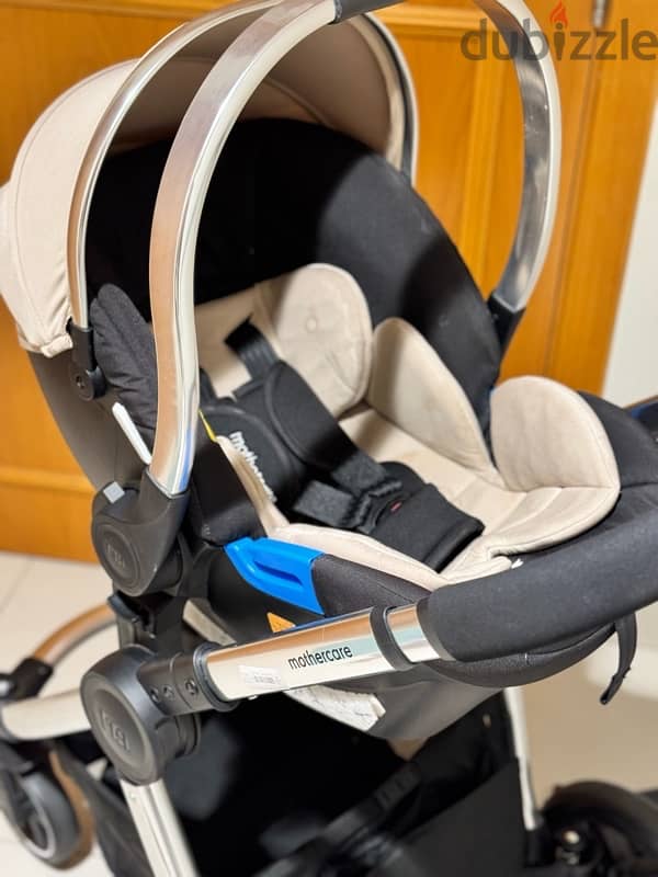 Mother Care Baby Stroller and Car Seat set 3