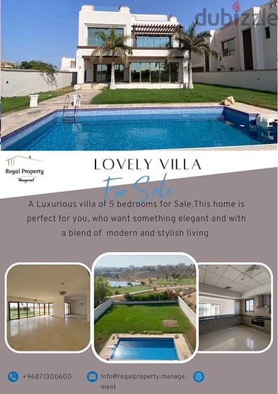 **Stunning 5-Bedroom Villa for Sale at Muscat Hills**