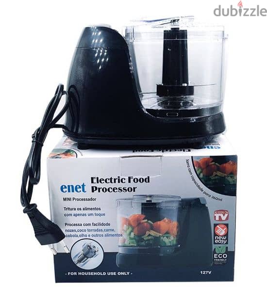 New electric food processor. 0