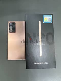 Samsung Note20 ultra good and clean condition with box