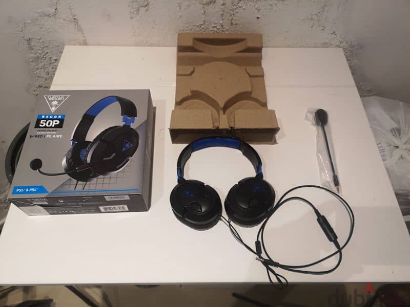 turtle beach recon 50P with box and microphone 5