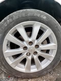 original 4 alloy wheels for sale size 16 for corolla