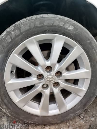 original 4 alloy wheels for sale size 15 for corolla