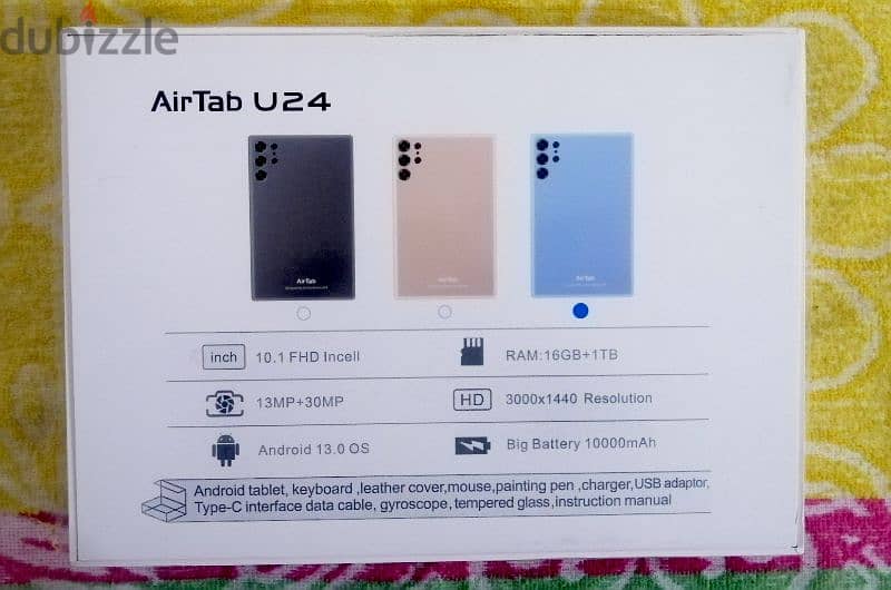 تابلت Air Tab U24 بحالة ممتازة 2