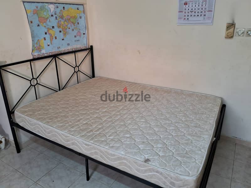 Double bed with mattress 1