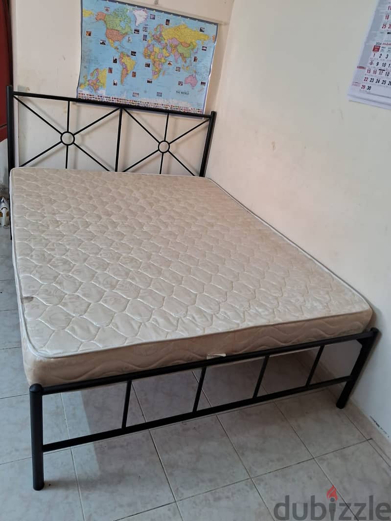 Double bed with mattress 2