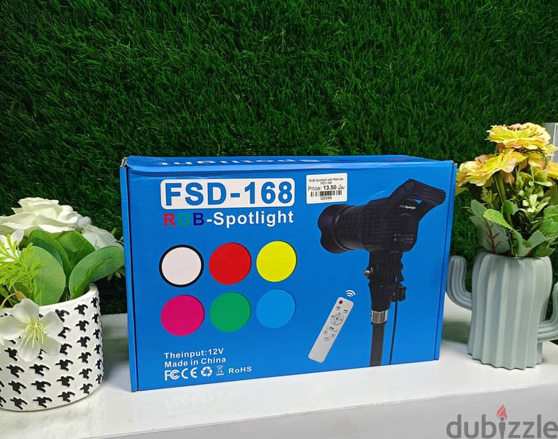 RGB Spotlight With Remote FSD -168 Model 1