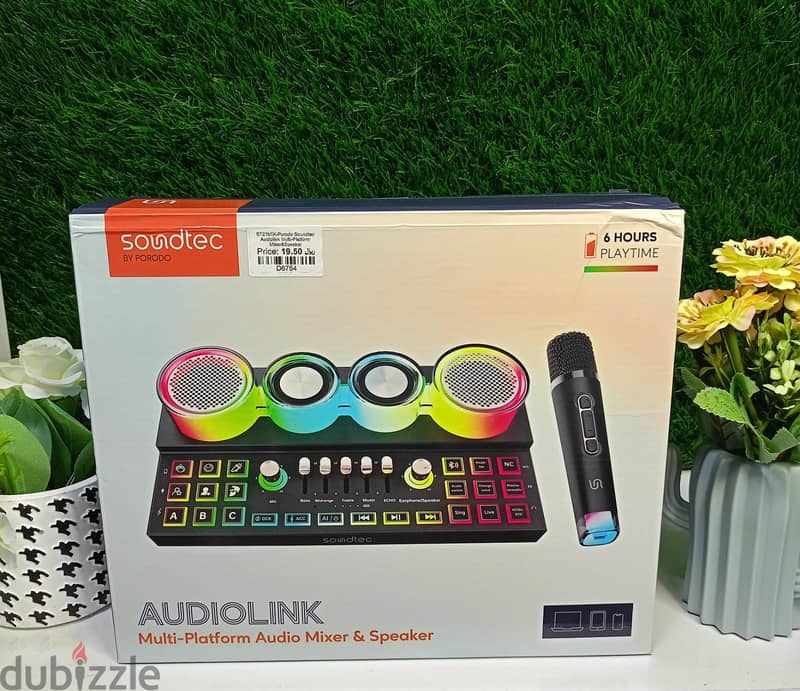 Porodo Soundtec Audiolink Multi-Platform Mixer & Speaker - ST21Mix 1