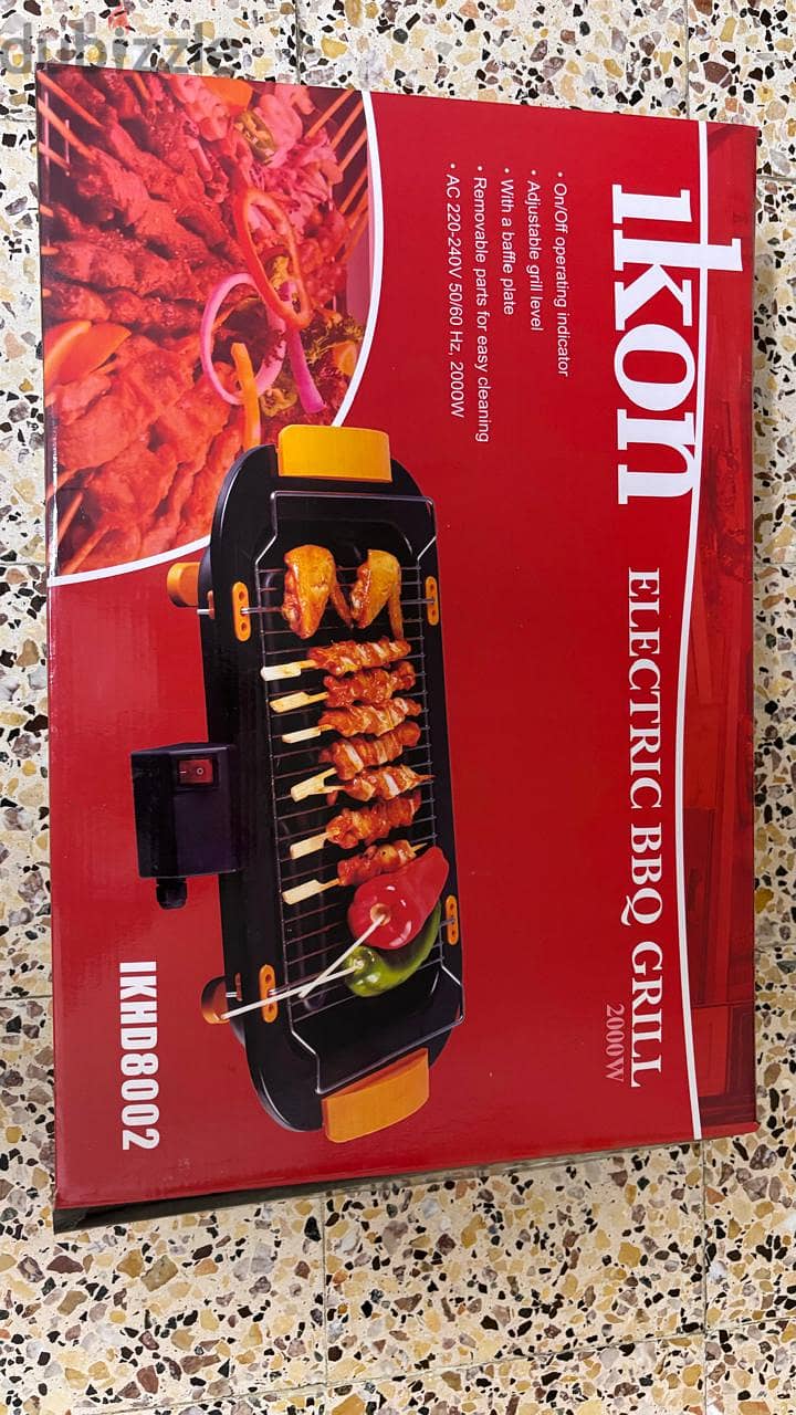 IKON ELECTRIC BBQ GRILL-USED ONLY ONE TIME- ALGHUBRA 3