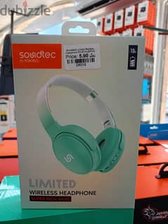 Soundtec Limited Wireless Headphones Super Rich Bass 0