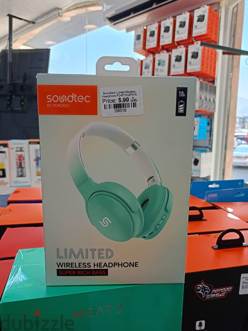 Soundtec Limited Wireless Headphones Super Rich Bass 2