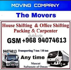 House office villa Moving Muscat To Salalah Transport