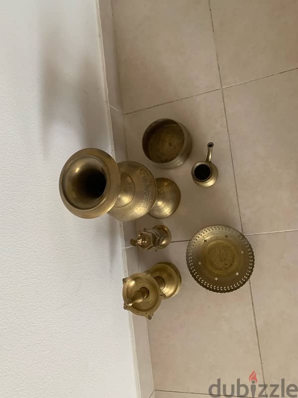 Brass Decor items Assorted 6 PCs 2